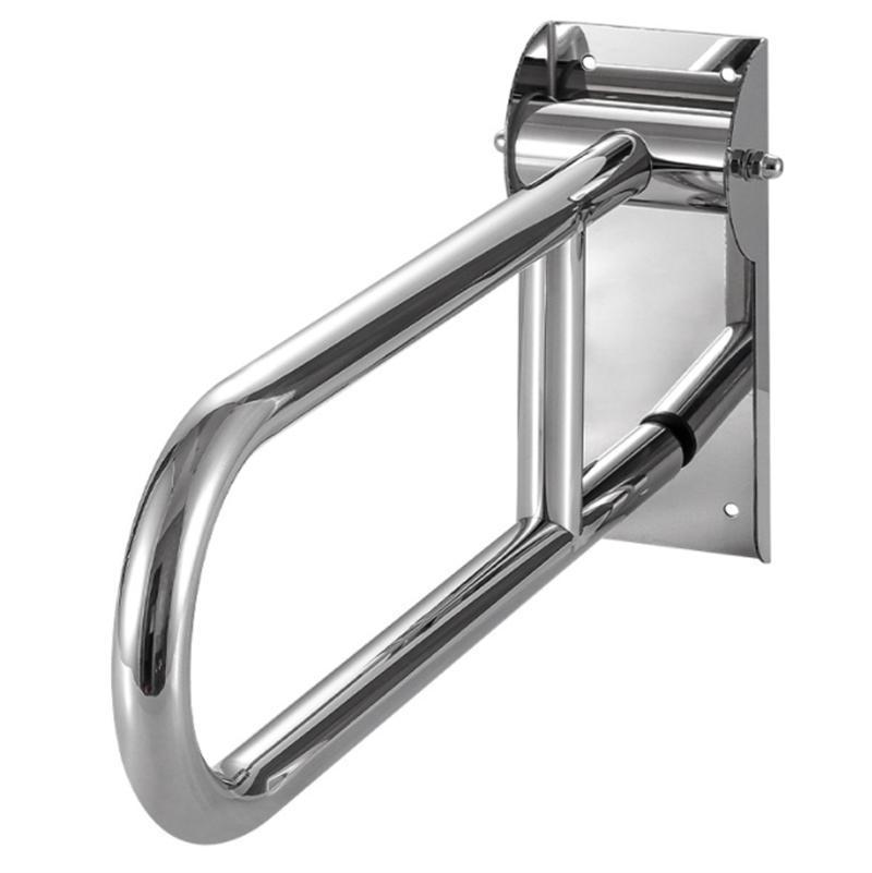 Stainless Toilet Safety Rails Disabled Flip-up Bathroom Grab Bar