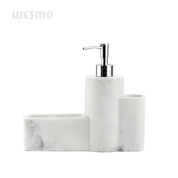 Manufacturer Custom Kitchen Organizer Soap Dispenser with Sponge Holder