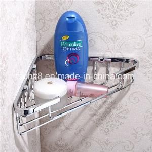 Stainless Steel Bathroom Accessory Metal Corner Wire Basket (8801)