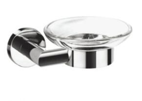 Stainless Steel / Brass Chrome Wall Mounted Round Soap Dish