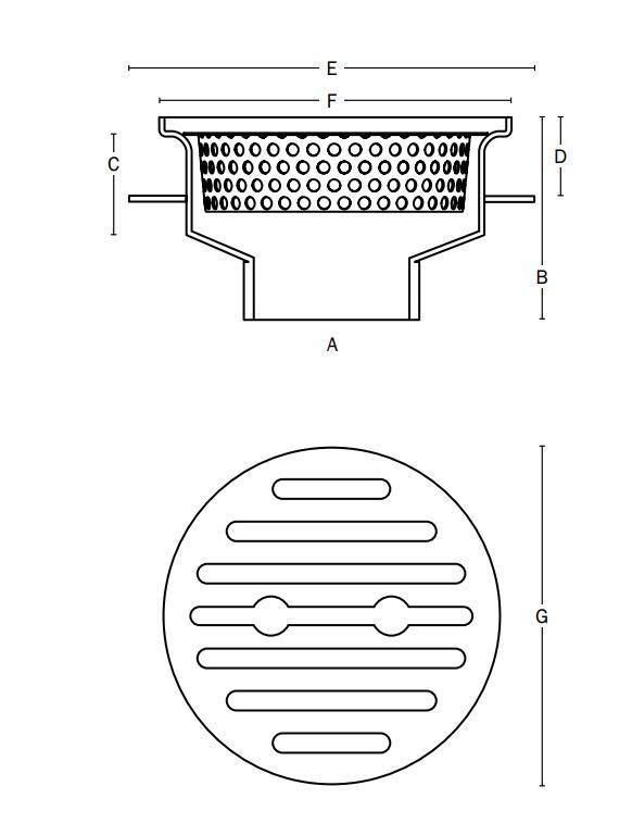 Round Stainless Steel Floor Drain