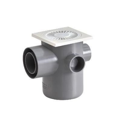 Hotsale Quality Certified PVC Pipe Fitting BS1329 BS1401 for Floor Trap with Cover