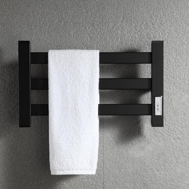 Kaiiy Bathroom Accessories Wall Mounted Modern Heating Towel Warmer Heated Rack Electric Towel Rack