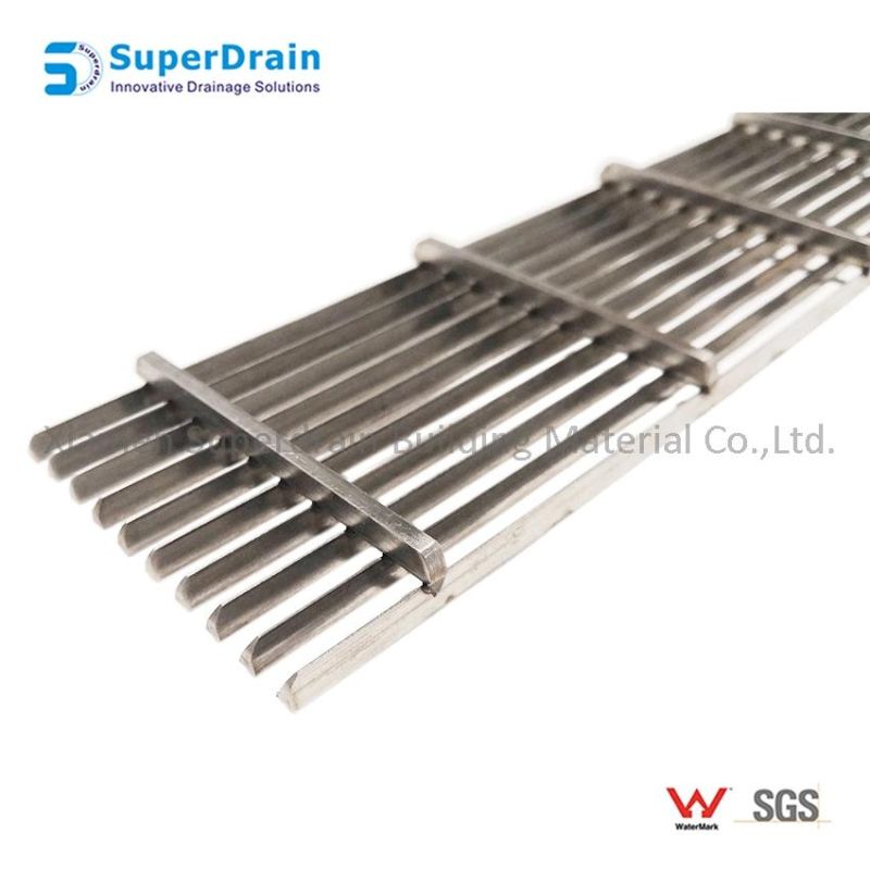 Stainless Steel Sanitary Ware Straight Grate for Pool