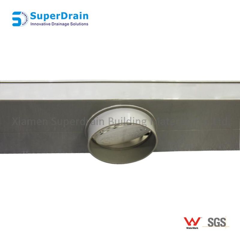 SUS Concealed Invisible Tile Insert Bathroom Long Linear Floor Drain