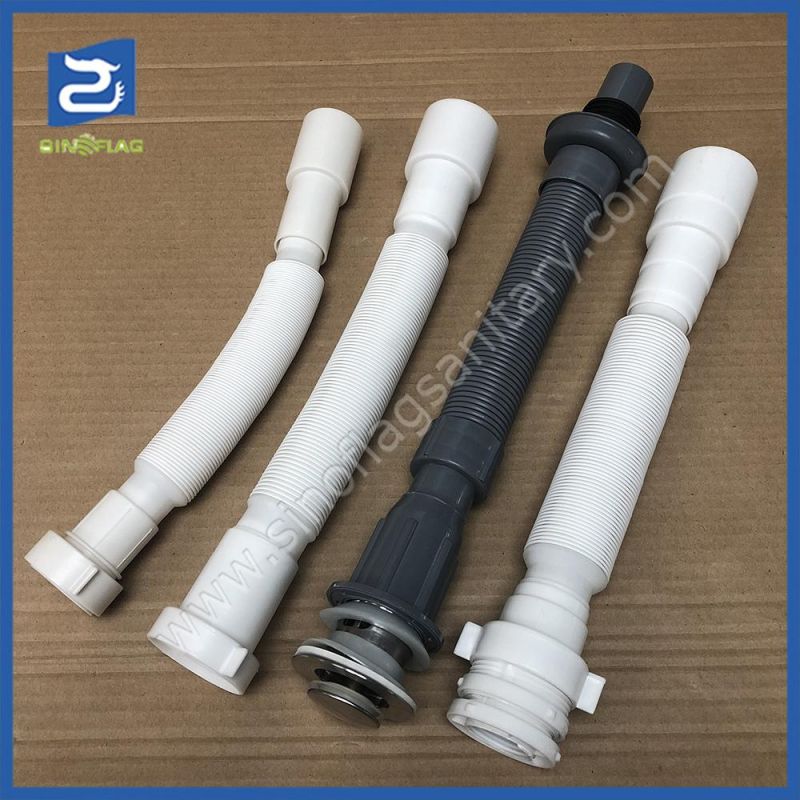 1.1/2, 1.1/4, 7/8 Flexible Washbain Pipe Hose Sink Siphon