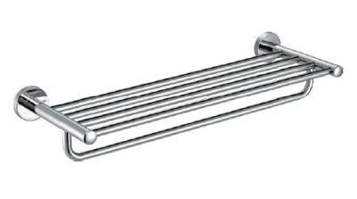304 Stainless Steel Bathroom Towel Rack with Bar for Hotel
