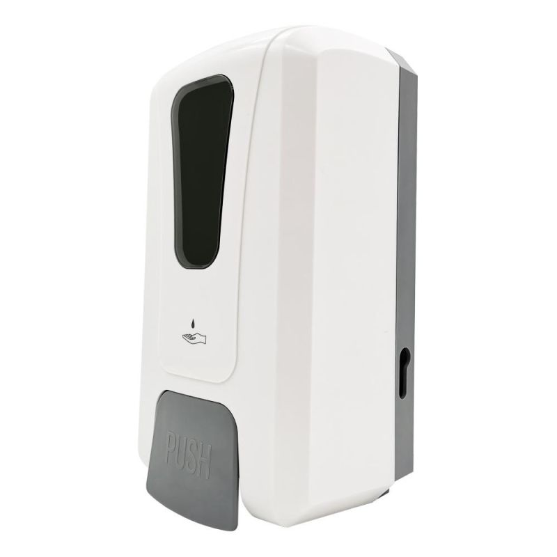 ABS Plastic Manual Single Press Push Spray Alcohol Wall Hand Sanitizer Liquid Soap Dispenser
