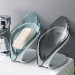 Shower Plastic Soap Storage Box Washstand Drain Soap Tray Rack