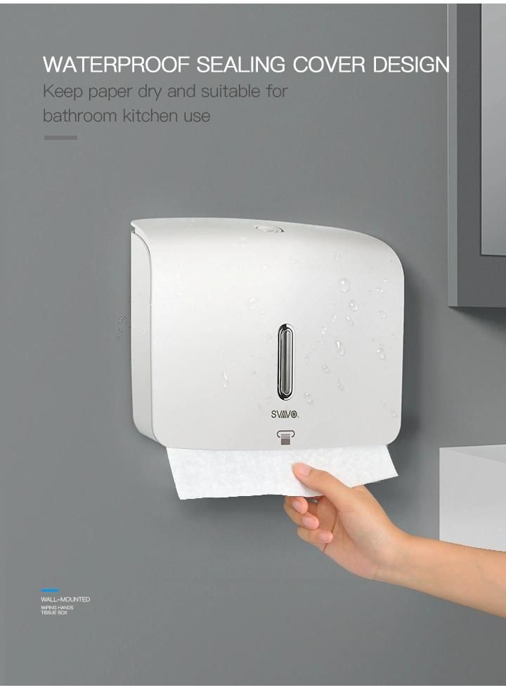 ABS N Fold Kitchen Paper Towel Holder with Key