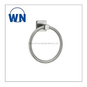 Stainless Steel Square Base Towel Ring