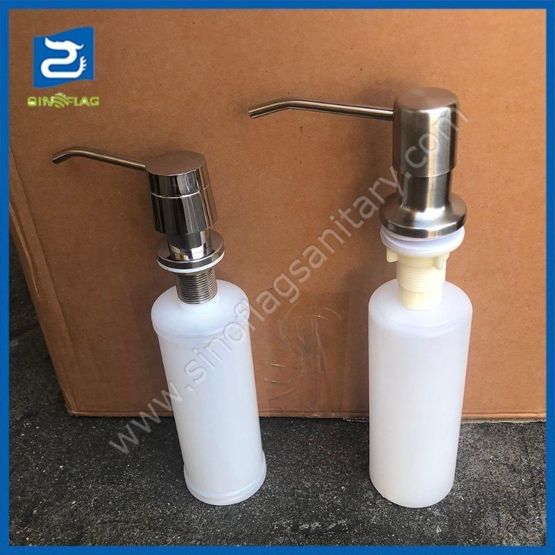 Manual Plastic Liquid Soap Dispensers for Kitchen Sink High Quality Liquid Soap Dispensers