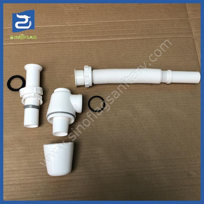 Hot Sell Adjustable Bottle Trap Plastic PP Material Distinctive Drain