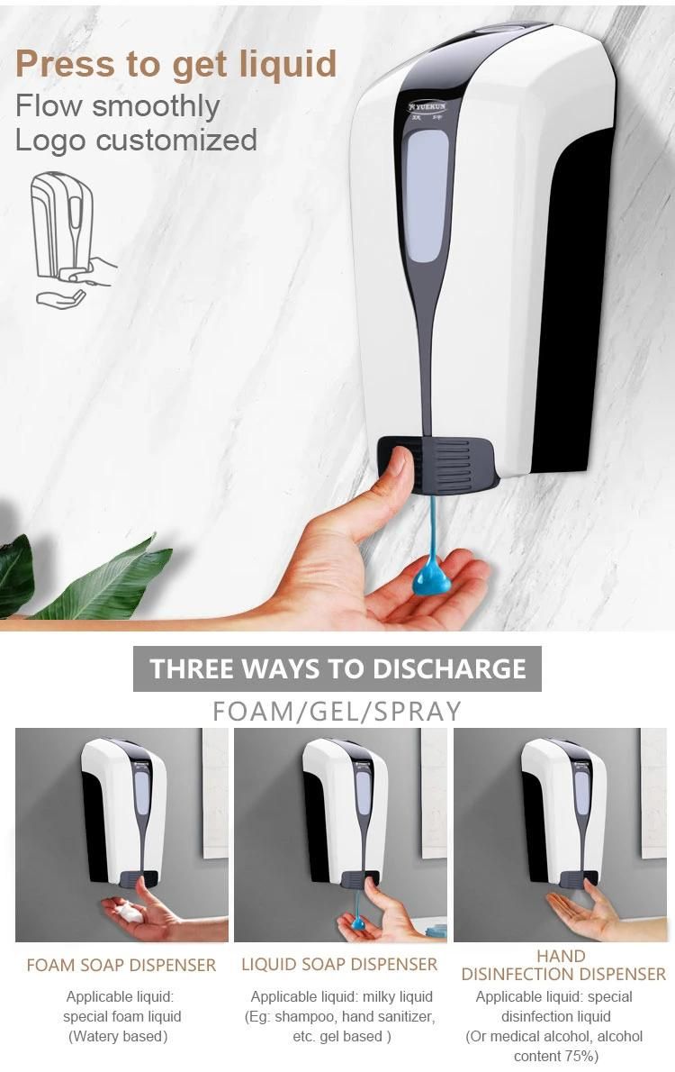 Wholesale Hand ABS 1 L Foam Soap Dispenser with Key