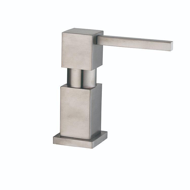 Soap Dispenser for Kitchen Sink Brushed Nickel 304 Stainless Steel Countertop Pump Hand Lotion