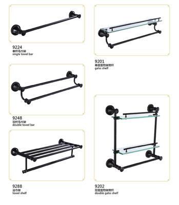 Best Price Bathroom Fitting &amp; Accessories in Black Color 9200 Series