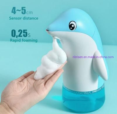 Creative Design Adorable Cute Penguin 300ml Infrared&#160; Automatic Portable Foam Soap Dispenser for Bathroom Kitchen Touchless Sensor Dispenser