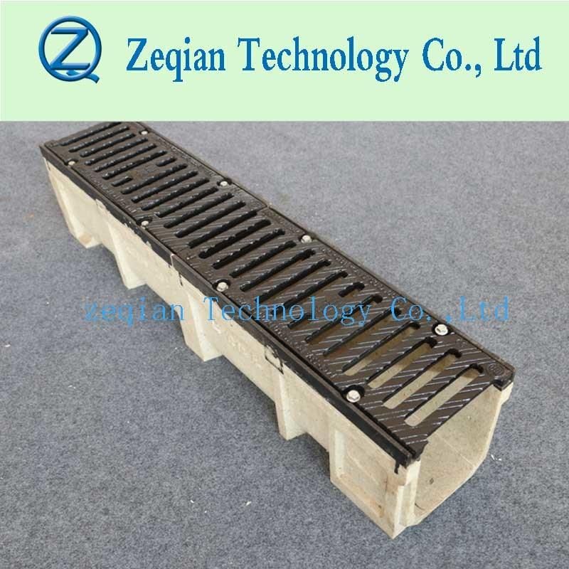 En1433 Standard Polymer Trench Drain Used for Road and Construction