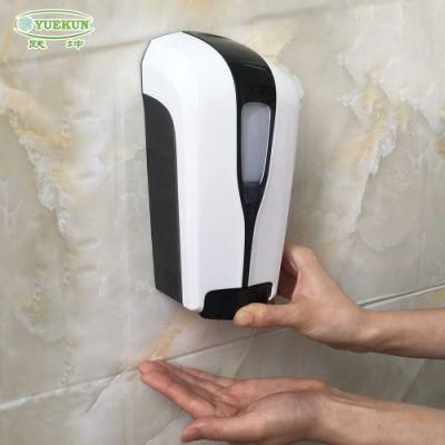 Wall Mounted Manual Push Plastic Foam Soap Dispenser Hand