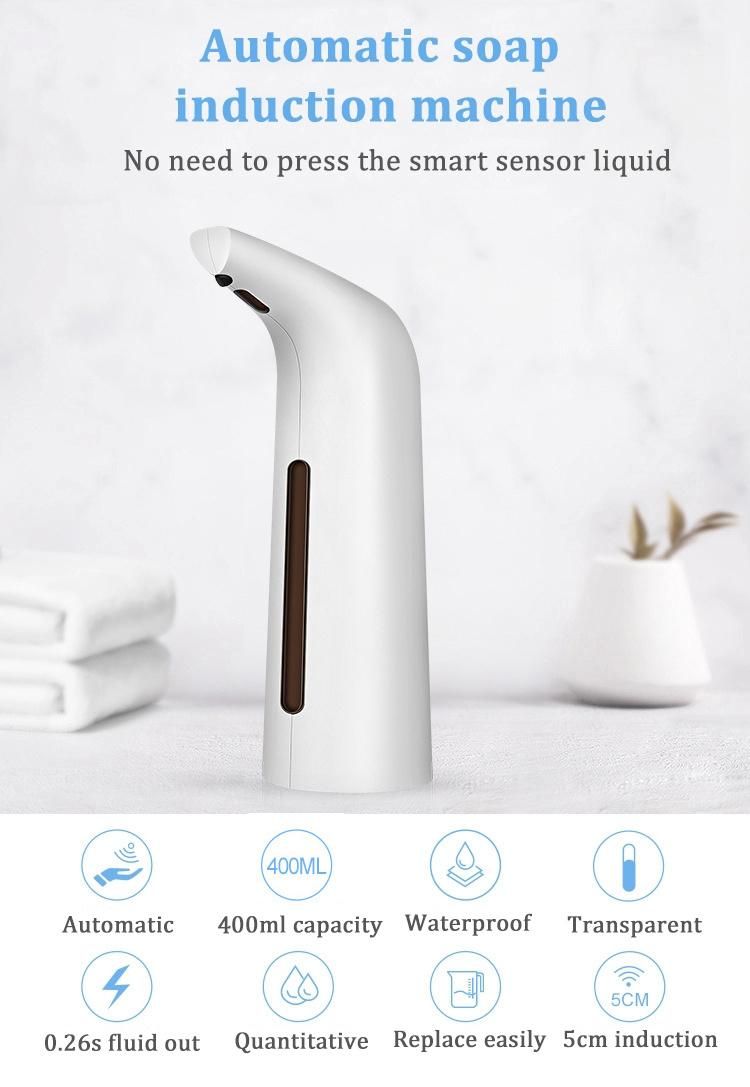 Saige 400ml Auto Liquid Dispenser Automatic Sensor Hand Soap Dispenser
