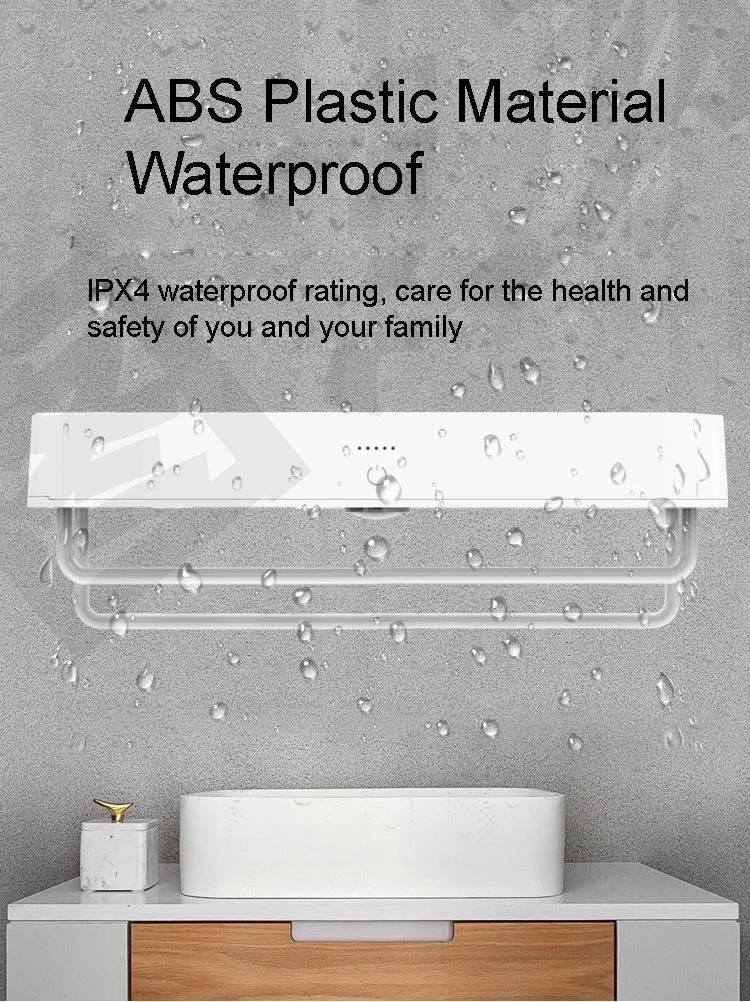 Wall Mount UV Disinfection Intelligent Heating Towel Warmer Rack