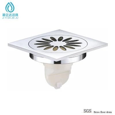 Hot Selliing Floor Drainer Bathroom Shower Drainer Brass Shower Waste Floor Drain Clean Room Floor Drain