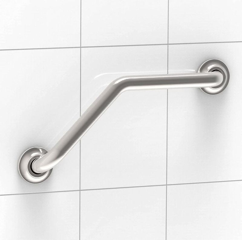 Stainless Steel Bathroom Angled Grab Bar (02-109B)