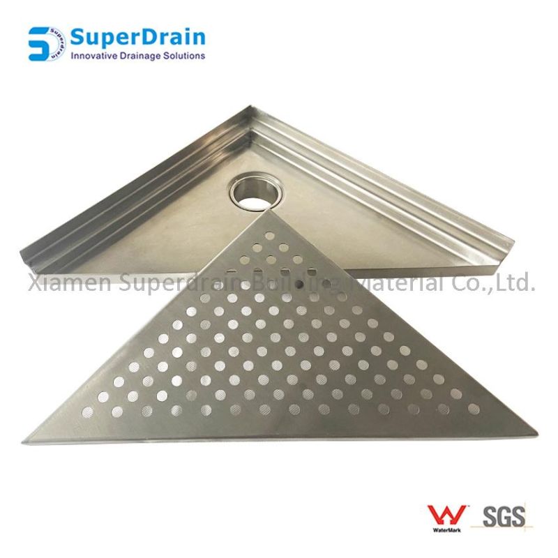 ISO9001 China Manufacturer Grate Concrete Bathroom Square Grid Shower Floor Drains