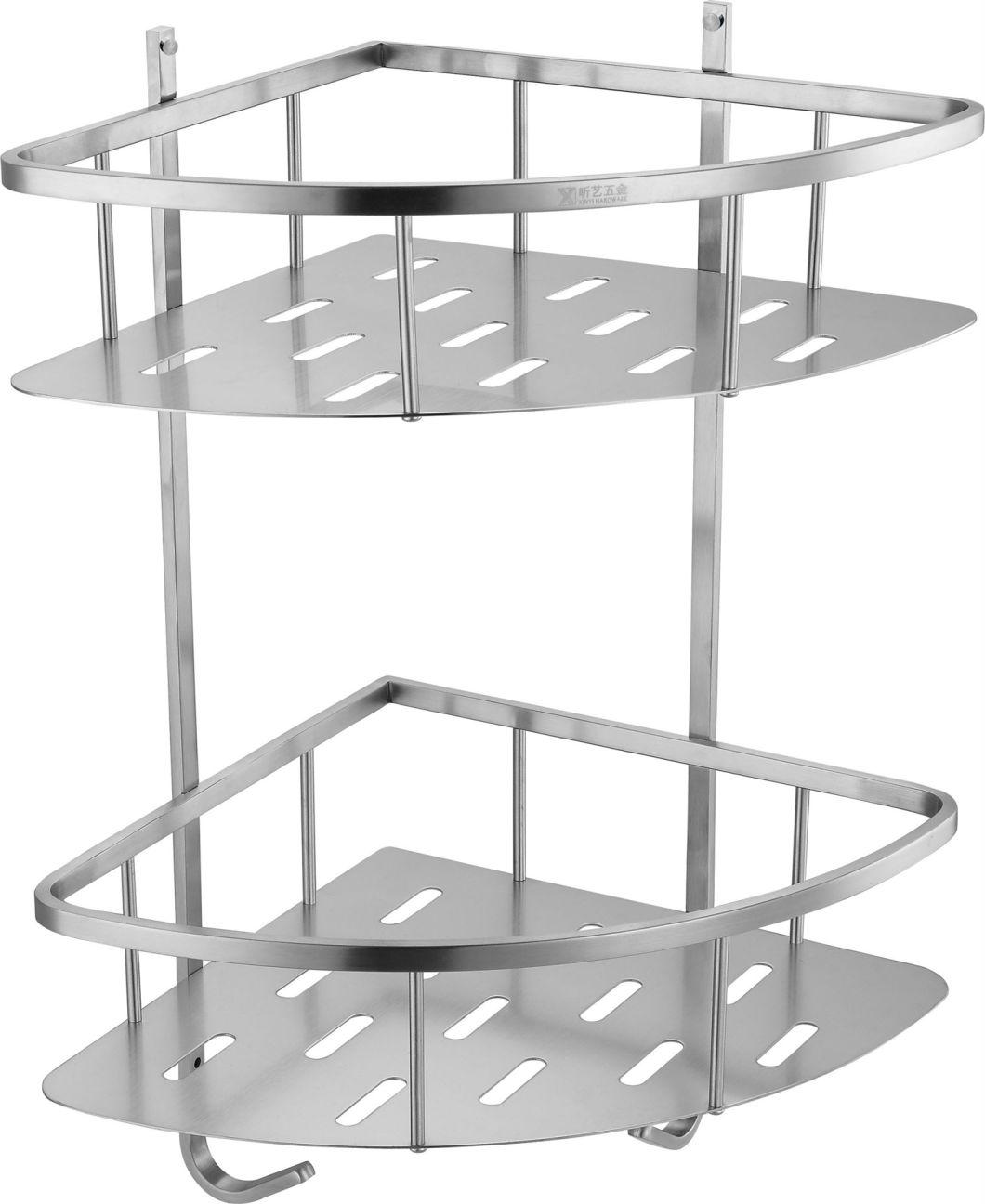 Corner Shower Caddy Stainless Steel Wall Mounted Bathroom Shelf