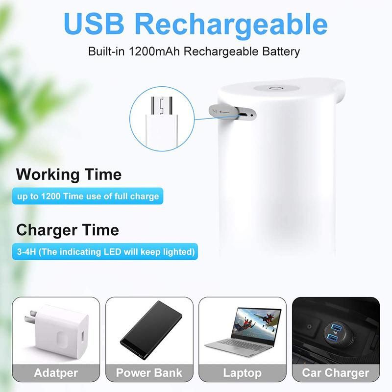Countertop Foam Alcohol Gel Dispensers Automatic Table Desk Top Foam Soap Dispenser