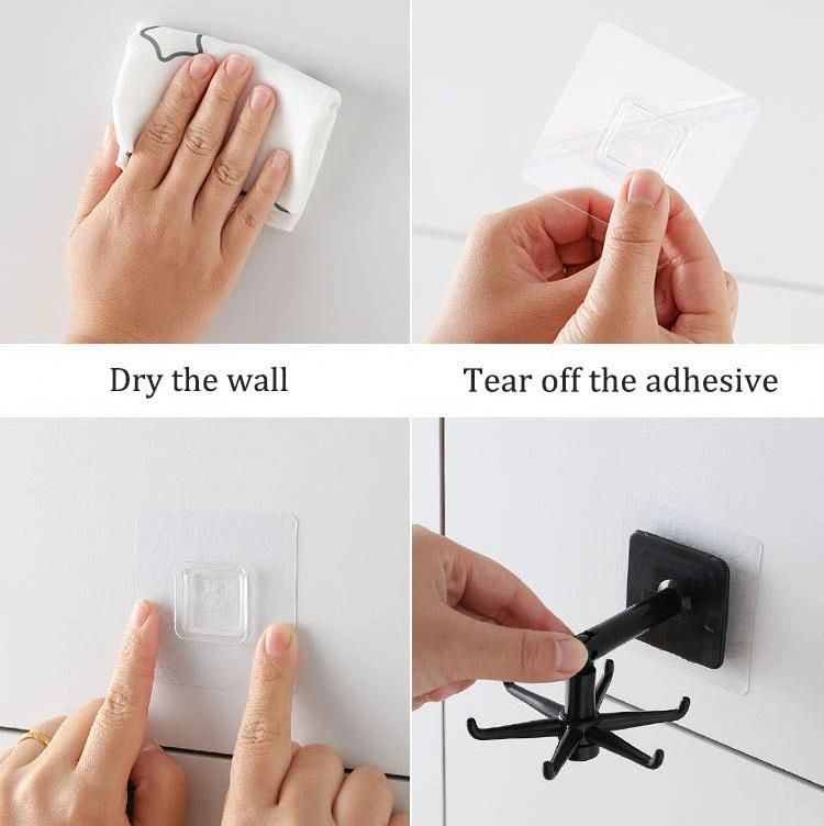 Flip Hook Waterproof Utility Hook Towel 360 Rotating Folding Hooks