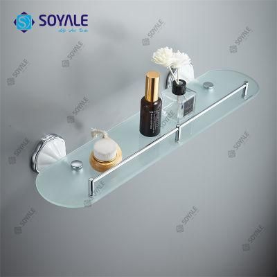 Glass Shelf with Rail 9991-PC