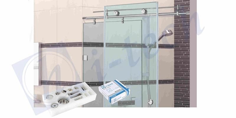 Hi-868 Set Shower Frameless Enclosure Fitting Accoessories Barn Glass Sliding System