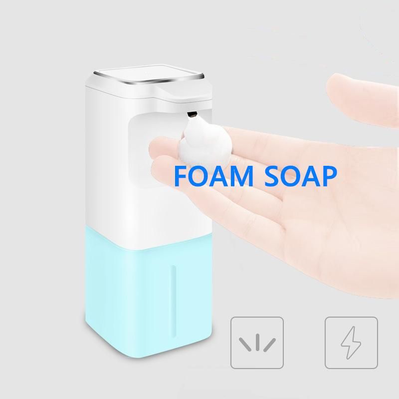 350ml Capacity Automatic USB Rechargeable or Dry Battery Touchless Soap Foam Dispenser