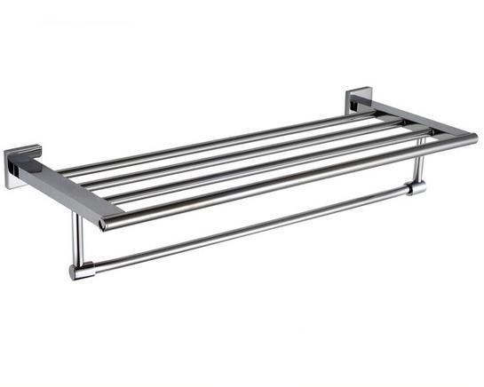 Towel Rack with Towel Bar Holder Stainless Steel Towel Shelf