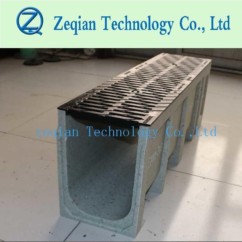 En1433 Flate Edge Polymer Concrete Trench Drain