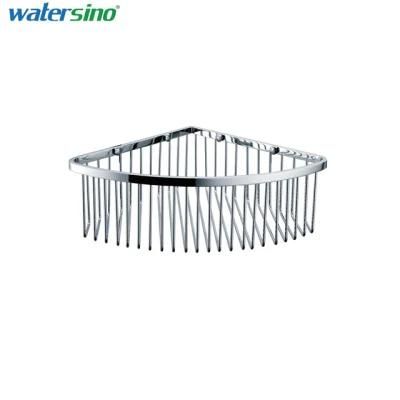 Bathroom Accessories Stainless Steel 304 Polished Wall Mounted Shower Bath Rack Bar Basket