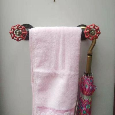 Vintage Heavy Duty Iron Pipe Roll Tissue Holder Towel Racks for Bathroom