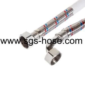 3/4&quot; Fht Connections Elbow Braided Stainless Steel Washing Machine Hoses
