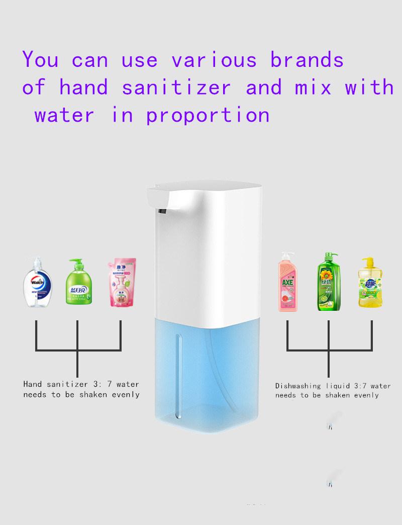 Desk Mounted Automatic Soap Dispenser Infrared Touchless Soap Dispenser for Liquid Alcohol Foam Soap