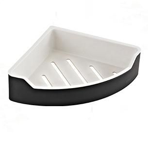Stainless Steel and Plastic Basket Shelf for Anglar Bathroom