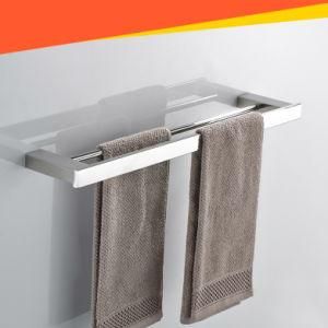New Square Design Stainless Steel 304 Double Towel Rail