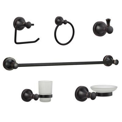 Black Classical Home Hotel Accessory Bath Room Set Bathroom Accessories