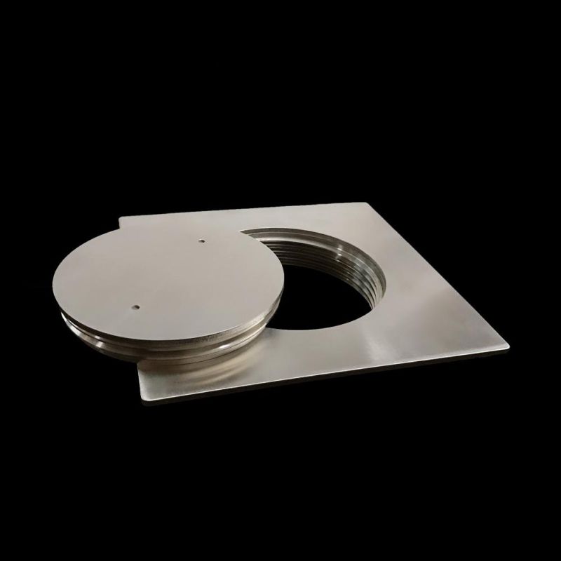 Stainless Steel Square Floor Drain Cleanout for Shower Drain CF-120