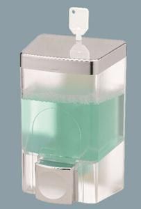Attractive Design 350ml Fancy White Plastic Soap Dispenser