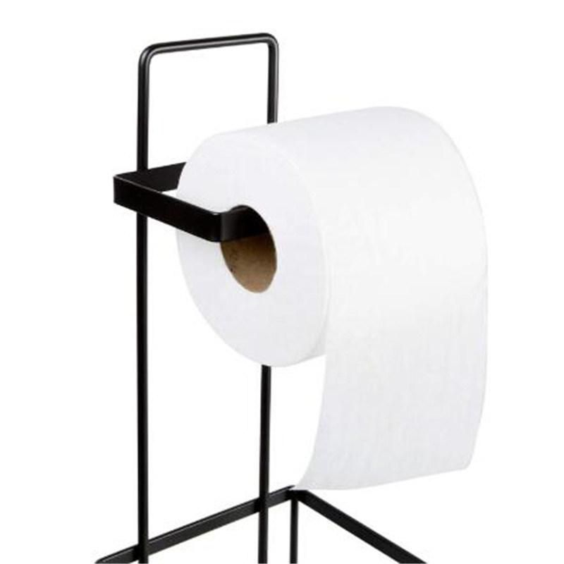 Factory Plastic Bathroom Toilet Tissue Roll Storage Holder Stand