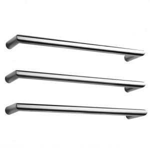 Stainless Steel 3 Single Bars Bathroom Electric Heated Towel Rack Rail Warmer