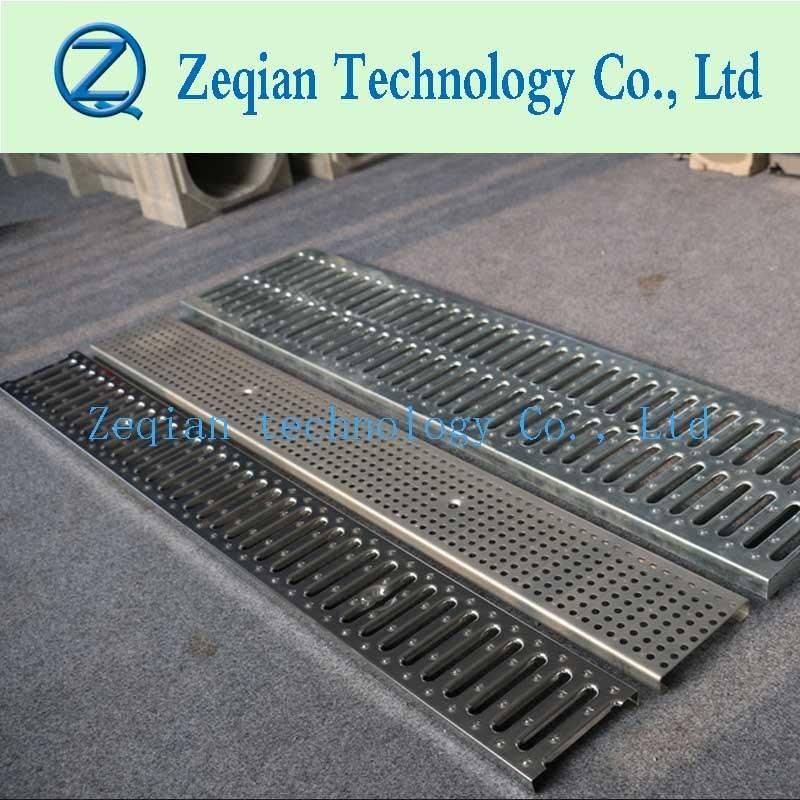 Walkway Use Storm Water Draiange Stamping Steel Polymer Trench Drain