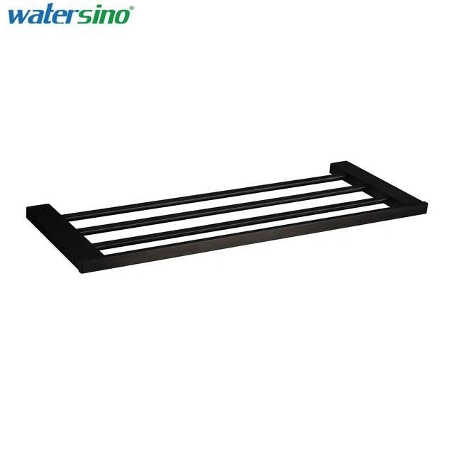 Bathroom Accessories Stainless Steel Matte Black Towel Rack