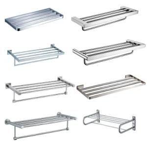 Wall Mounted Bathroom Towel Shelves 304 Stainless Steel